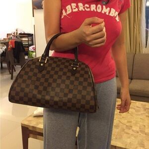 Louis Vuitton Damier Rivera Handbag MM - PRE LOVED